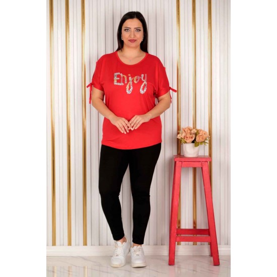 226168 красный БЛУЗКА