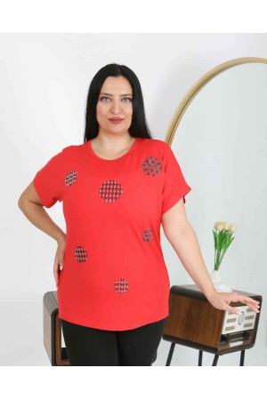 226184 красный БЛУЗКА