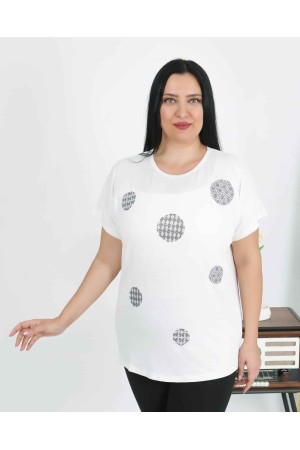 226185 белый БЛУЗКА