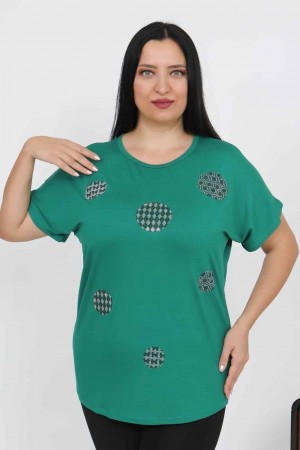 226187 зеленый БЛУЗКА