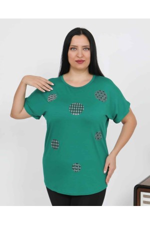 226187 зеленый БЛУЗКА