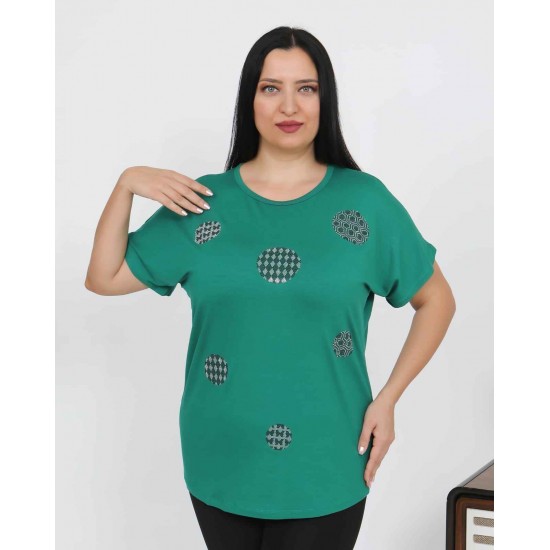 226187 зеленый БЛУЗКА