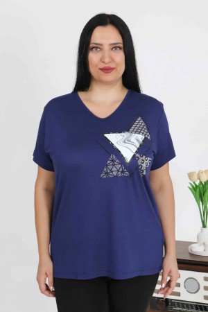 226189 синий БЛУЗКА