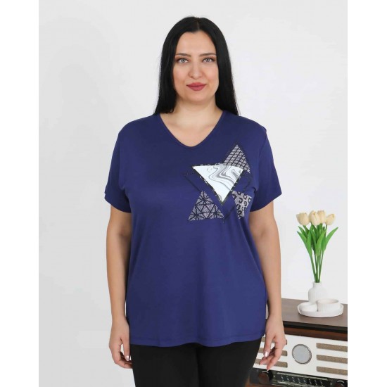 226189 синий БЛУЗКА