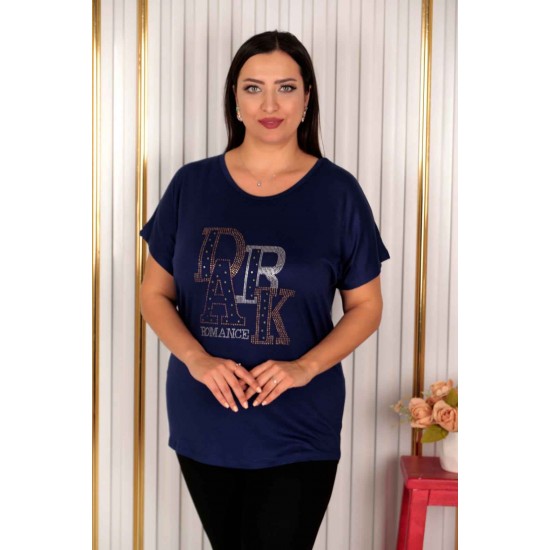 226196 темно-синий БЛУЗКА