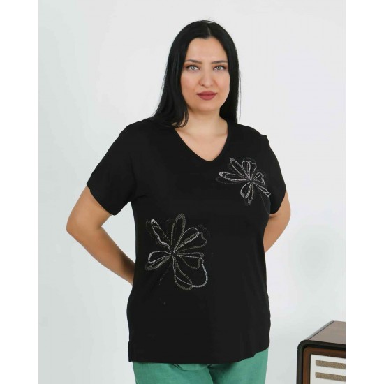 226211 черный БЛУЗКА