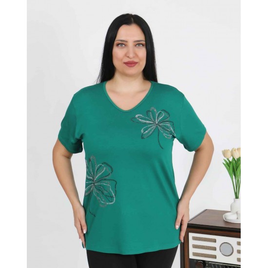 226213 зеленый БЛУЗКА