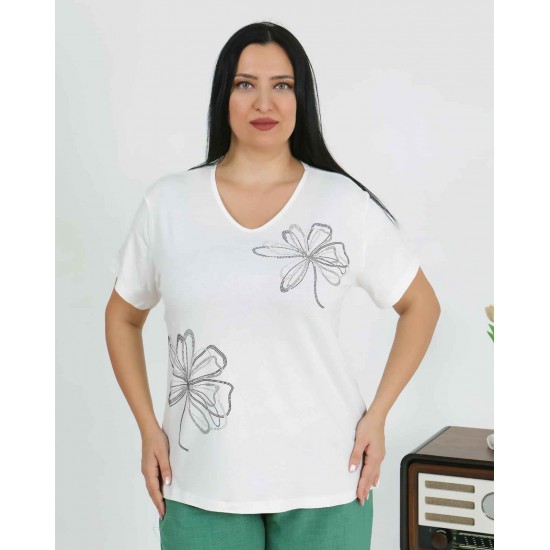 226214 белый БЛУЗКА