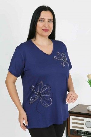 226215 синий БЛУЗКА