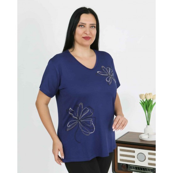 226215 синий БЛУЗКА