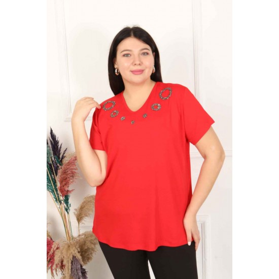 226225 красный БЛУЗКА
