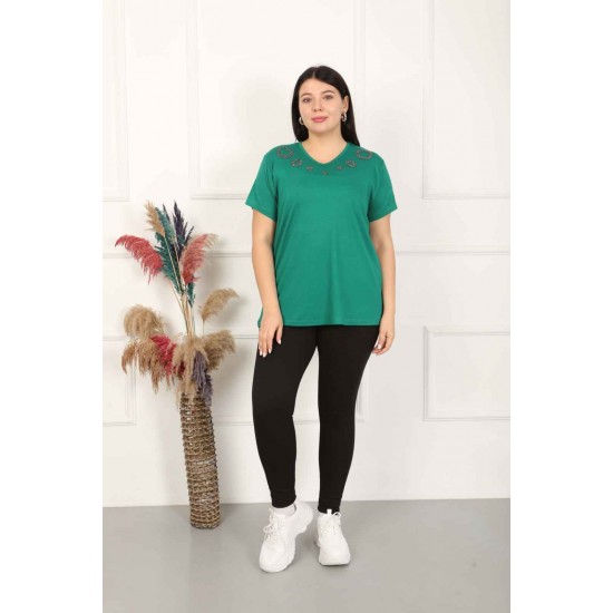 226227 зеленый БЛУЗКА