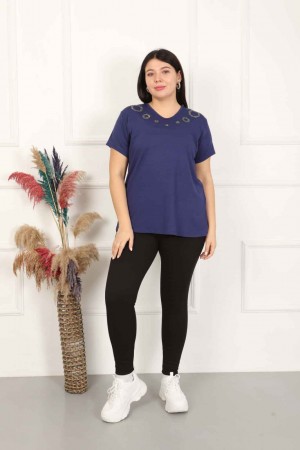 226230 синий БЛУЗКА