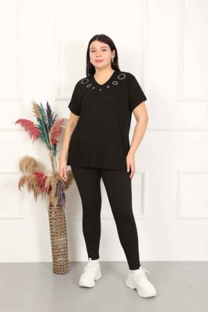 226231 черный БЛУЗКА