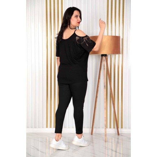 226250 черный БЛУЗКА