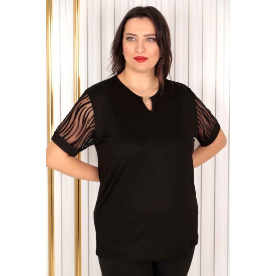 226273 черный БЛУЗКА