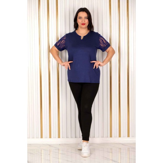 226275 синий БЛУЗКА