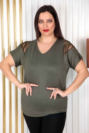 226278 цвет хаки БЛУЗКА