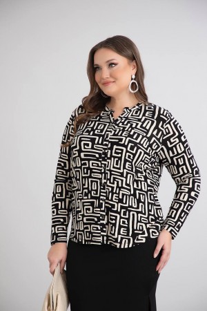 226308 узорчатый РУБАШКА