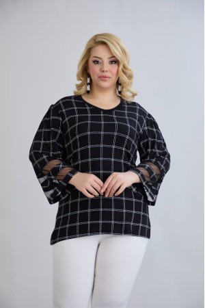 226311 DESENLİ BLUZ