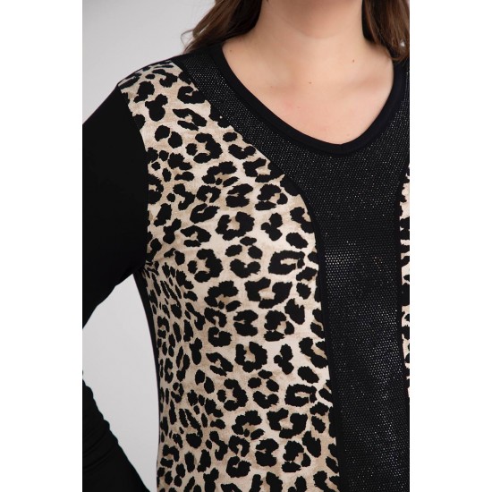 226320 DESENLİ BLUZ