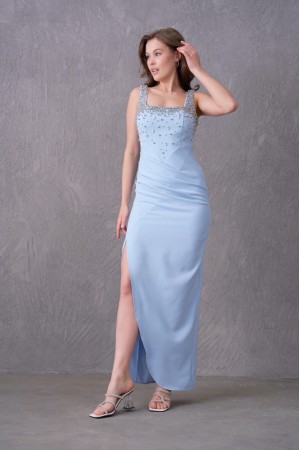 226377 BEBE MAVİ ABİYE