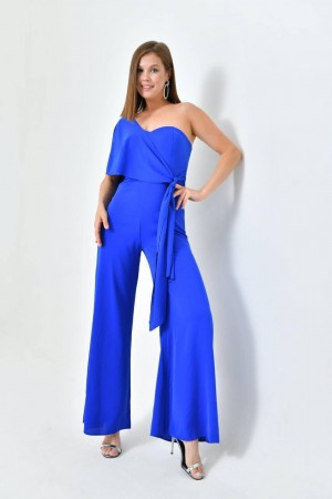 226401 синий Вечернее платье