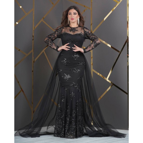 226466 черный Вечернее платье