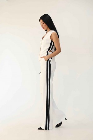 226473 BEYAZ PANTOLON TAKIM