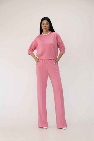 226498 розовый Трек чемодан