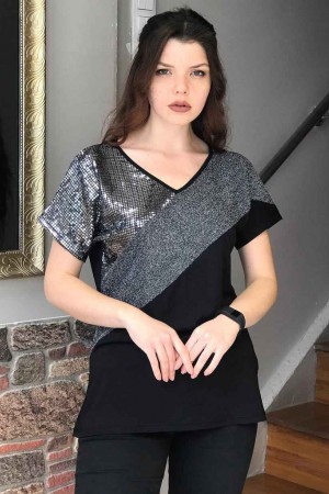 226568 черный БЛУЗКА