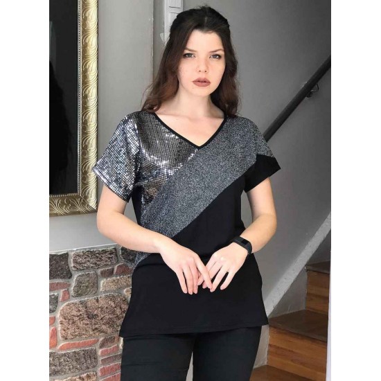 226568 черный БЛУЗКА