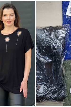 226584 цвет хаки БЛУЗКА