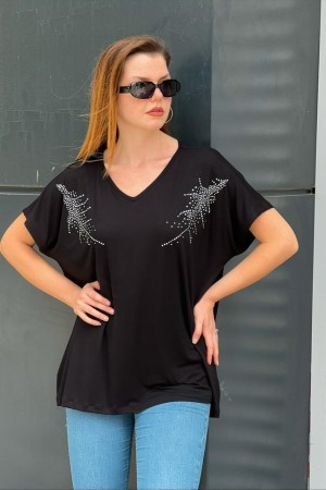 226587 черный БЛУЗКА