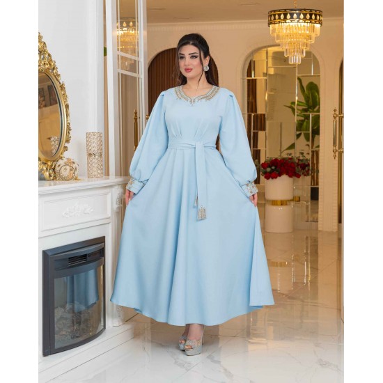 226644 BEBE MAVİ ABİYE