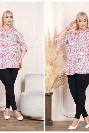 226794 узорчатый РУБАШКА