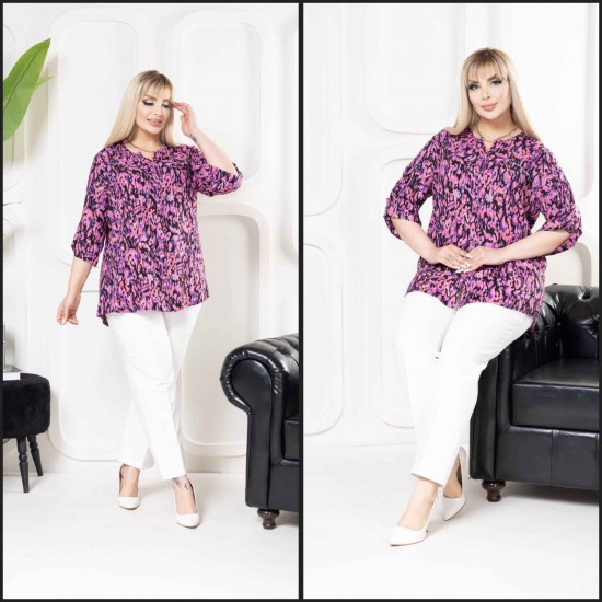 226795 узорчатый РУБАШКА