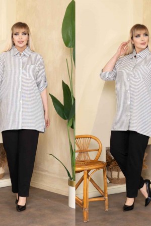 226808 в полоску РУБАШКА