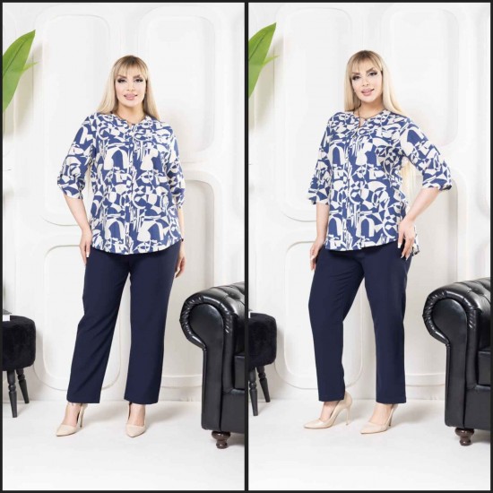 226819 узорчатый РУБАШКА