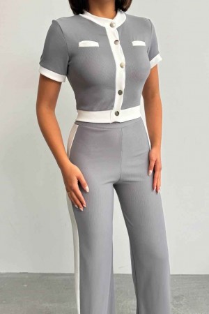 226849 GRİ PANTOLON TAKIM
