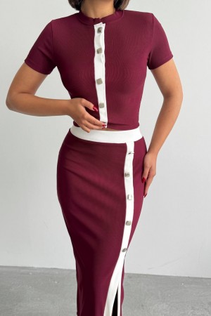 226857 Бургундия Юбка