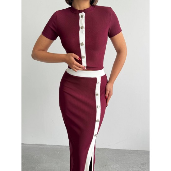 226857 Бургундия Юбка