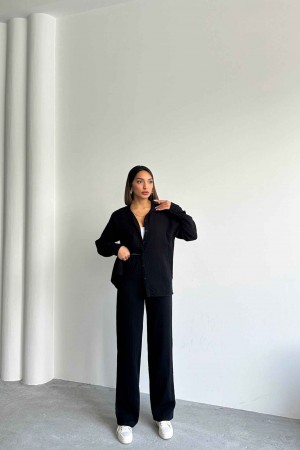 226877 SİYAH PANTOLON TAKIM