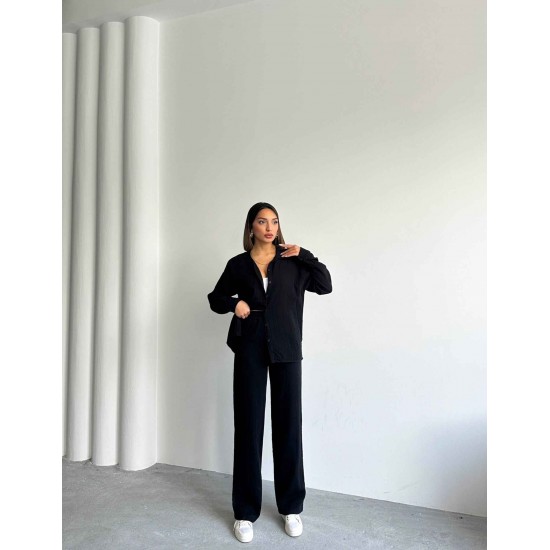 226877 SİYAH PANTOLON TAKIM