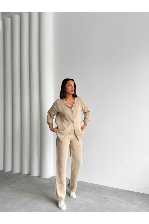 226879 BEJ PANTOLON TAKIM