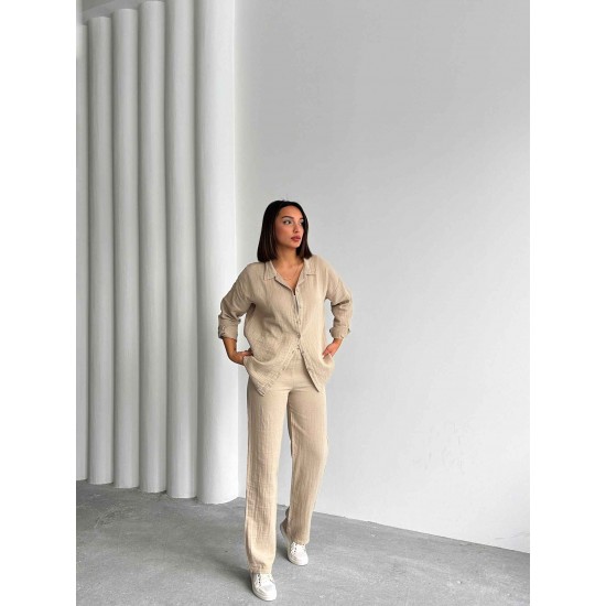 226879 BEJ PANTOLON TAKIM