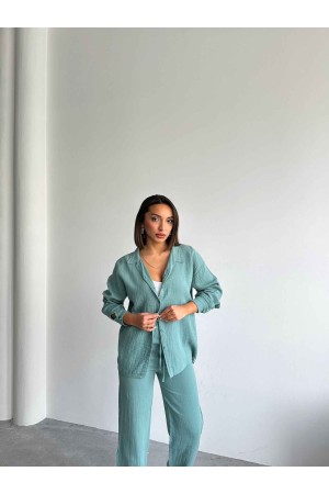 226880 SU YEŞİL PANTOLON TAKIM
