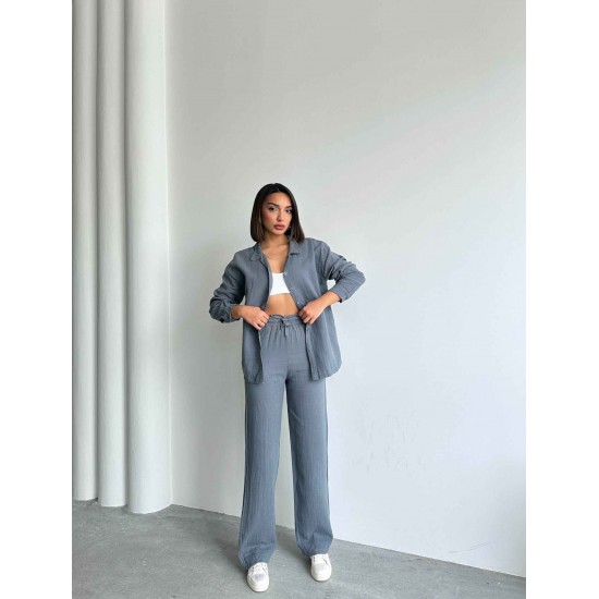 226881 GRİ PANTOLON TAKIM