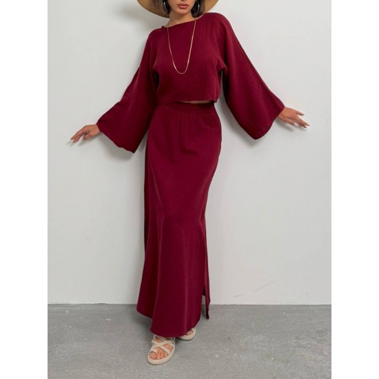 226885 Бургундия Юбка