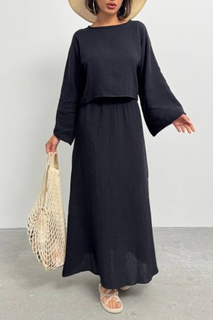 226886 черный Юбка